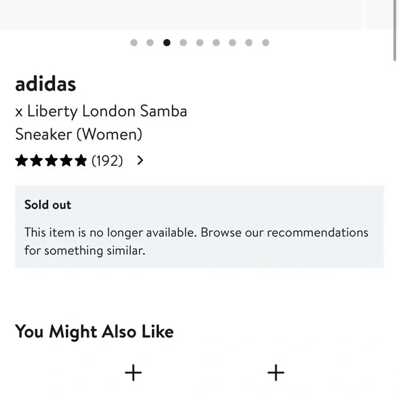 New in Box Adidas Liberty London Sambas - Picture 5 of 5